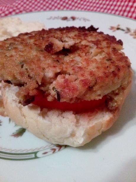 Hamburguesas de Soja y Champiñones. Pan de Hamburquesas con Pipas Hamburguesas de Soja y Champiñones. Pan de Hamburquesas con Pipas