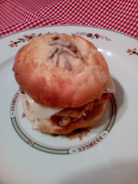 Hamburguesas de Soja y Champiñones. Pan de Hamburquesas con Pipas Hamburguesas de Soja y Champiñones. Pan de Hamburquesas con Pipas