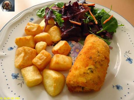 ROLLITOS DE POLLO CON QUESO AZUL ROLLITOS DE POLLO CON QUESO AZUL