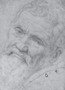 Daniele da Volterra, Retrato de Miguel Ángel, 1551-1552