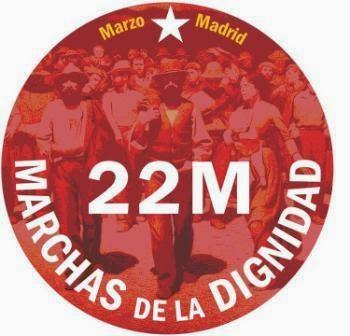 INDIGNADOS a Madrid el 22 de Marzo y el aumento de la desigualdad