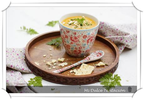 Crema Ligera de Boniato con Crackers