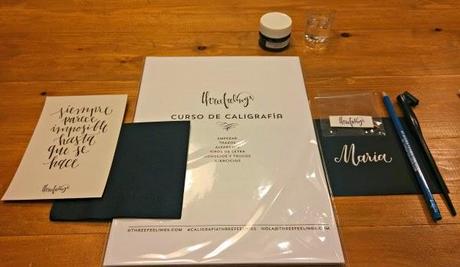 Curso de caligrafía con Threefeelings 1 Lugares con encanto Caligrafía lettering dudua barcelona threefeelings
