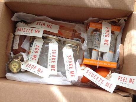 Caja regalo DIY de kit para hacer gin tónics de naranja