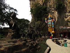 Ramayana cave en las cuevas Batu