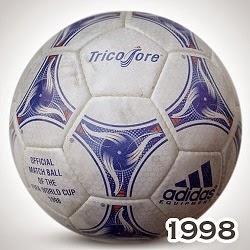 Balones Históricos de los Mundiales de Fútbol balon del mundial francia 98