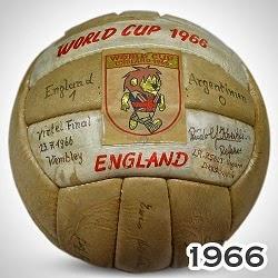 Balones Históricos de los Mundiales de Fútbol balon del mundial inglaterra 66