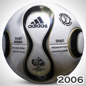 Balones Históricos de los Mundiales de Fútbol balon del mundial alemania 2006