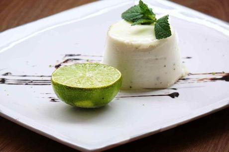 Receta de panna cotta de lima nata