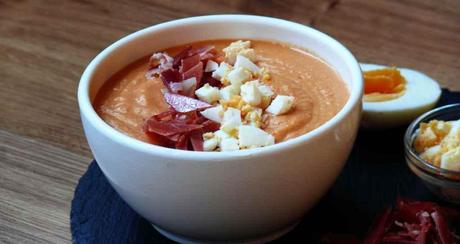 Receta salmorejo suave con Thermomix receta de salmorejo