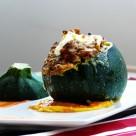 Calabacines rellenos con salsa holandesa Calabacines rellenos con salsa holandesa