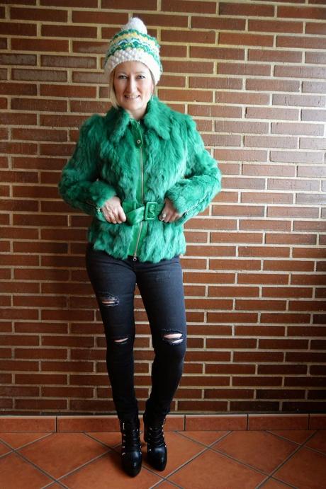 Gorro con pompón. Gorro con pompón.