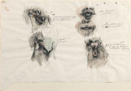 Bruce Nauman dibujos