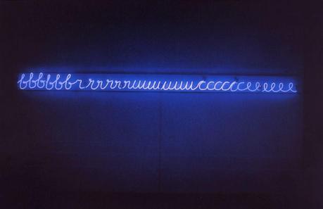 bruce nauman - my name as    