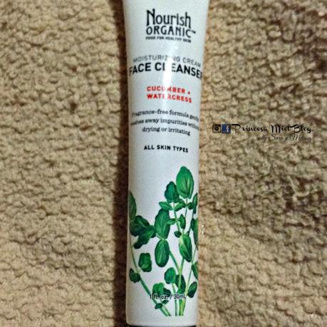 NOURISH ORGANIC - MOUSTURIZING CREAM FACE CLEANSER * PRIMERAS IMPRESIONES NOURISH ORGANIC - MOUSTURIZING CREAM FACE CLEANSER * PRIMERAS IMPRESIONES