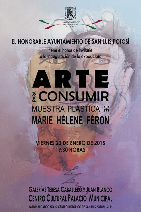 INVITACION de la expo ARTE PARA CONSUMIR