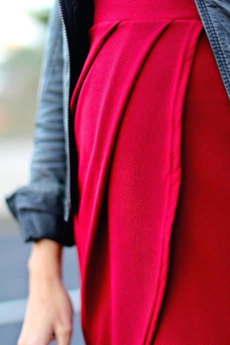 Burgundy Dress