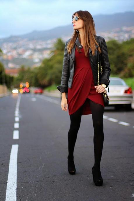 Burgundy Dress