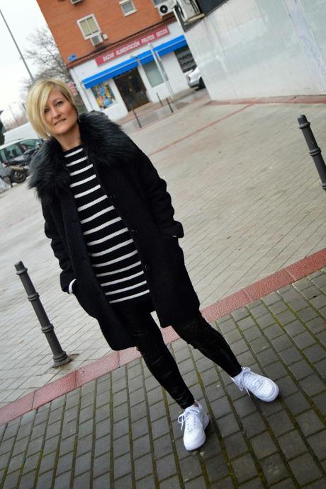 Black&White with sneakers. Black&White with sneakers.