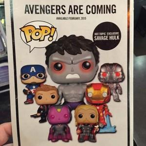 Podríamos ver a Hulk gris en Vengadores: La Era de Ultrón Figuras POP Vinyls de Vengadores: La Era Ultrón