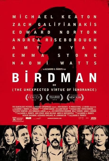 BIRDMAN (o la inesperada virtud de la ignorancia) (USA, 2014) COMEDIA, DRAMA, FANTÁSTICO