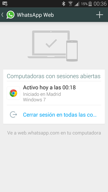 Ordenadores Vinculados a WhatsApp Web Ordenadores Vinculados a WhatsApp Web