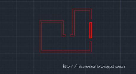 Dar grosor a una polilínea en Autocad