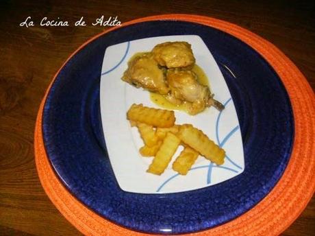 Pollo en pepitoria Pollo en pepitoria