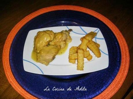 Pollo en pepitoria Pollo en pepitoria