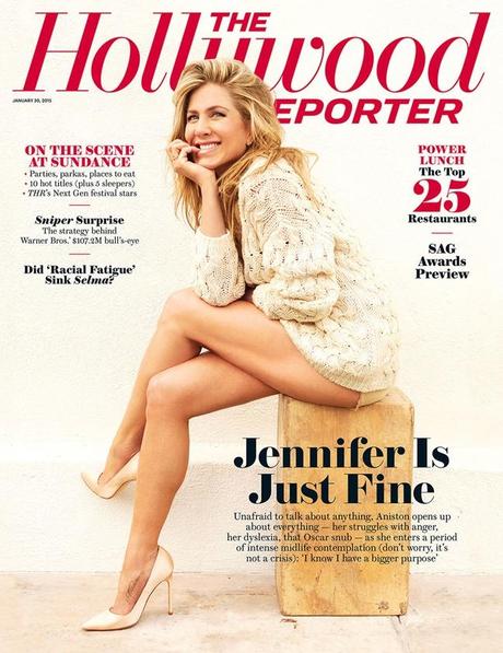 Jennifer Aniston posa para The Hollywood reporter