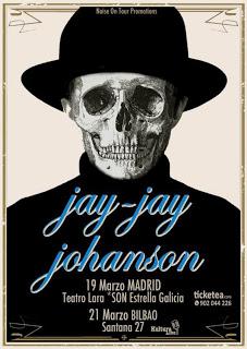 Jay-Jay Johanson actuará en marzo en Madrid y Bilbao