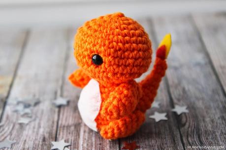 CHARMANDER PATRON AMIGURUMI