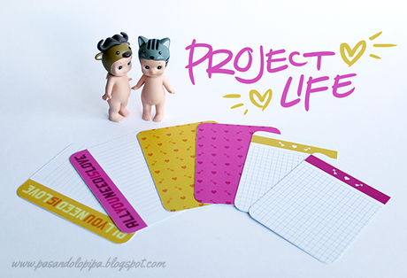 Tarjetas Project Life gratis San Valentín