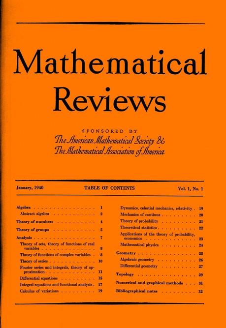 75 años de Mathematical Reviews/MathSciNet
