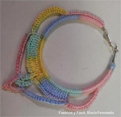 Customiza aretes con ganchillo o crochet, fácil y lindo (Customize earrings with crochet) Customiza aretes con ganchillo o crochet, fácil y lindo (Customize earrings with crochet)