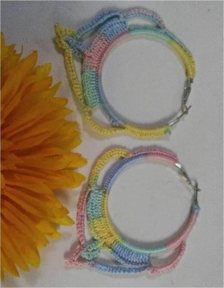 Customiza aretes con ganchillo o crochet, fácil y lindo (Customize earrings with crochet) Customiza aretes con ganchillo o crochet, fácil y lindo (Customize earrings with crochet)