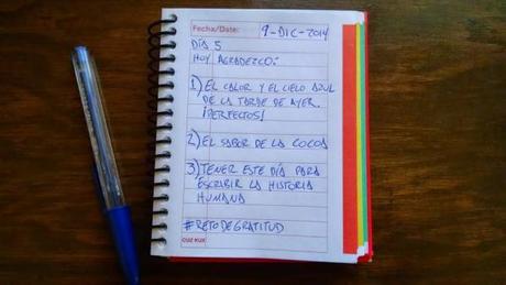 Reto 3: Un mes de Gratitud ejercicio-gratitud