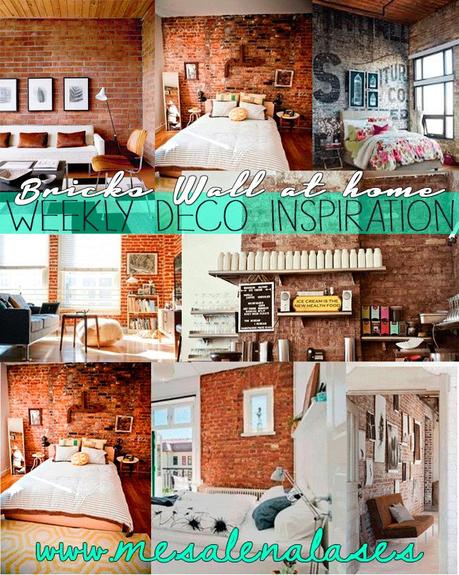 Inspiración deco: ladrillos en casa - Paperblog