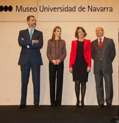 Dña. Letizia repite chaqueta de Mango de 35 euros en Pamplona