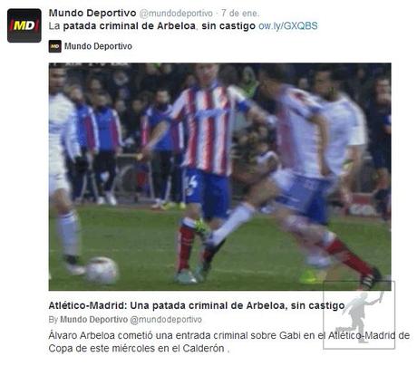 Lo que dice Mundo Deportivo cuando el Barcelona le juega fuerte al Altético y cuando lo hace el Madrid