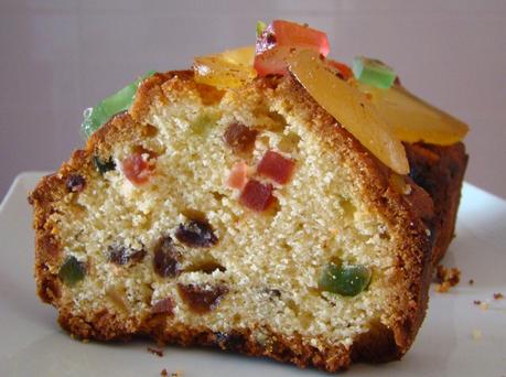 PLUM CAKE DE PASAS Y FRUTAS CONFITADAS