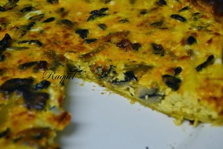 Quiche de Ibéricos y Setas Quiche de Ibéricos y Setas