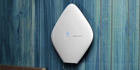 Content access point on a wall