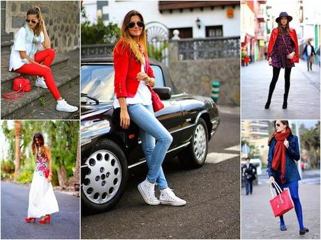 Como combinar un bolso rojo / Mix & Match your red handbag