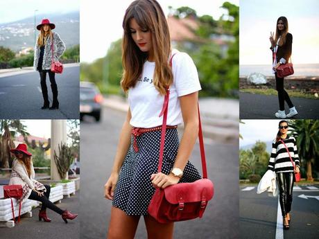 Como combinar un bolso rojo / Mix & Match your red handbag
