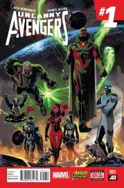 Uncanny Avengers #1 1 Todos los previos de Marvel del 28/1/2015