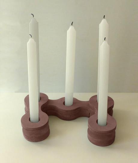 Diy Candelabro Infinito chalk paint candelabro