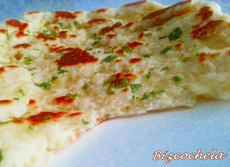 PAN INDIO: NAAN DE AJO