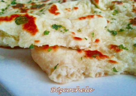 PAN INDIO: NAAN DE AJO