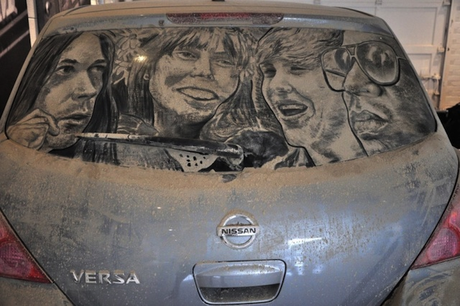 Scott Wade dirty car art curiosidades lavado coches trucos